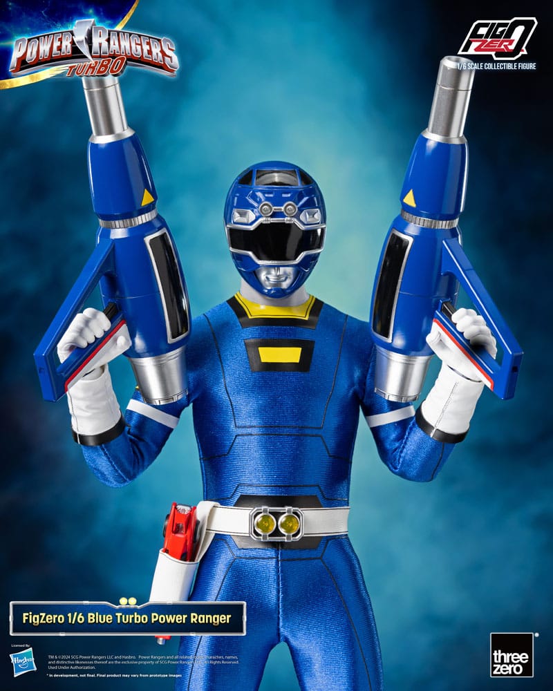 ThreeZero Power Rangers Turbo Blue Turbo Power Ranger FigZero 1/6 Actionfigur