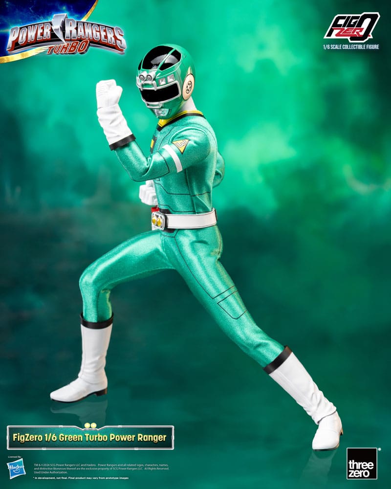 ThreeZero Power Rangers Turbo Green Turbo Power Ranger FigZero 1/6 Actionfigur