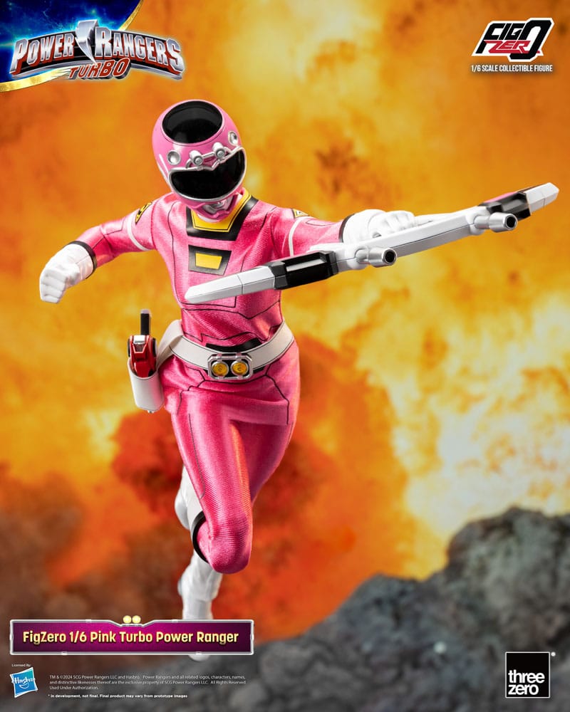 ThreeZero Power Rangers Turbo Pink Turbo Power Ranger FigZero 1/6 Actionfigur