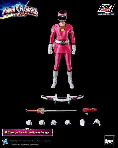 ThreeZero Power Rangers Turbo Pink Turbo Power Ranger FigZero 1/6 Actionfigur