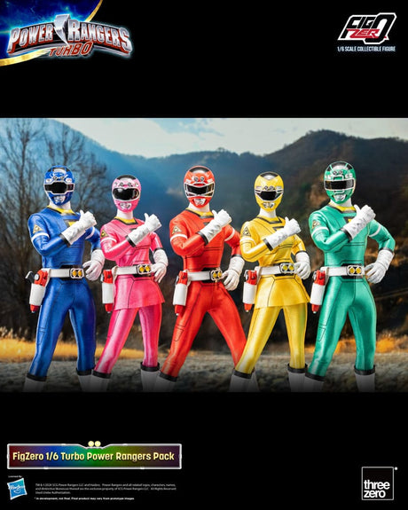 ThreeZero Power Rangers Turbo Power Rangers 5er Pack FigZero 1/6 Actionfiguren