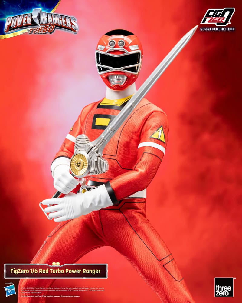 ThreeZero Power Rangers Turbo Red Turbo Power Ranger FigZero 1/6 Actionfigur
