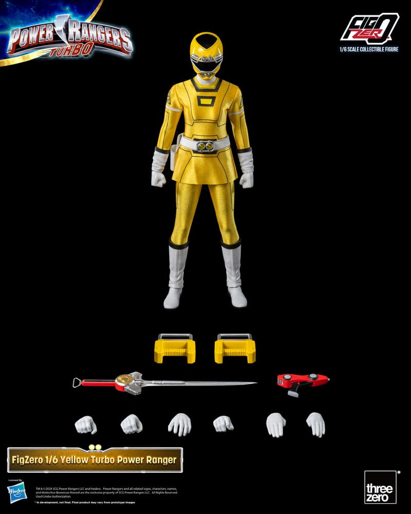 ThreeZero Power Rangers Turbo Yellow Turbo Power Ranger FigZero 1/6 Actionfigur