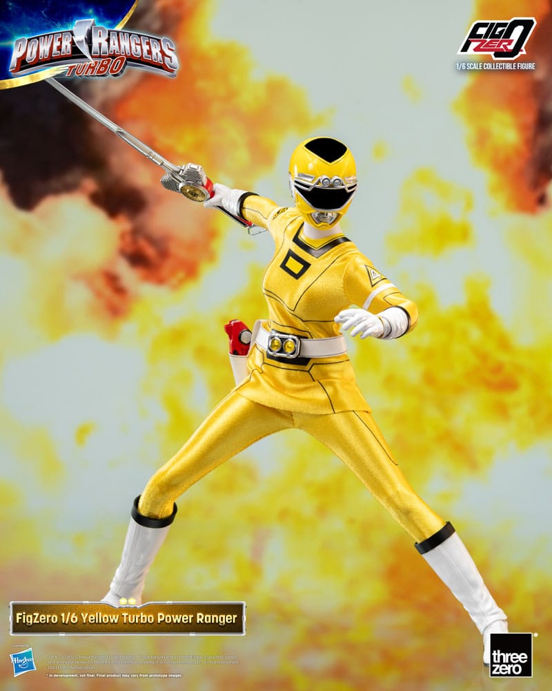 ThreeZero Power Rangers Turbo Yellow Turbo Power Ranger FigZero 1/6 Actionfigur