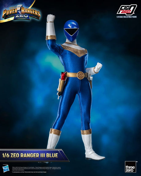 ThreeZero Power Rangers Zeo Blue III FigZero 1/6 Actionfigur