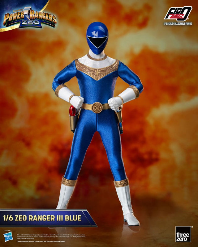 ThreeZero Power Rangers Zeo Blue III FigZero 1/6 Actionfigur
