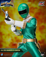 ThreeZero Power Rangers Zeo Green IV FigZero 1/6 Actionfigur