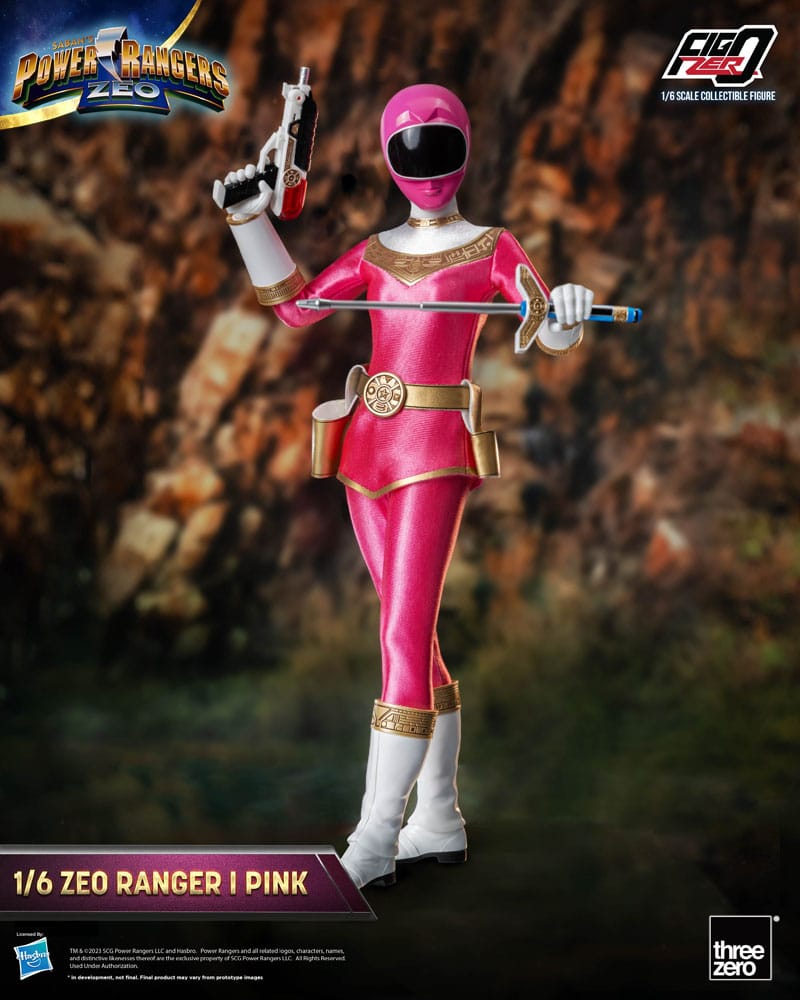 ThreeZero Power Rangers Zeo Ranger I Pink FigZero 1/6 Actionfigur