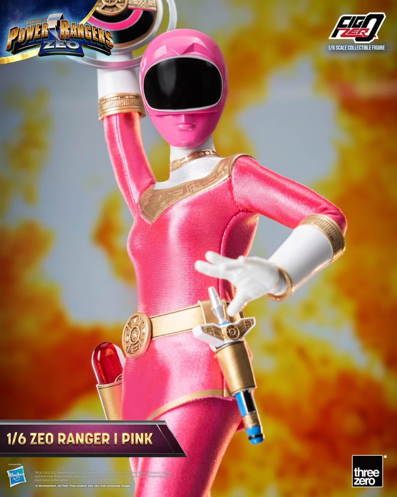 ThreeZero Power Rangers Zeo Ranger I Pink FigZero 1/6 Actionfigur