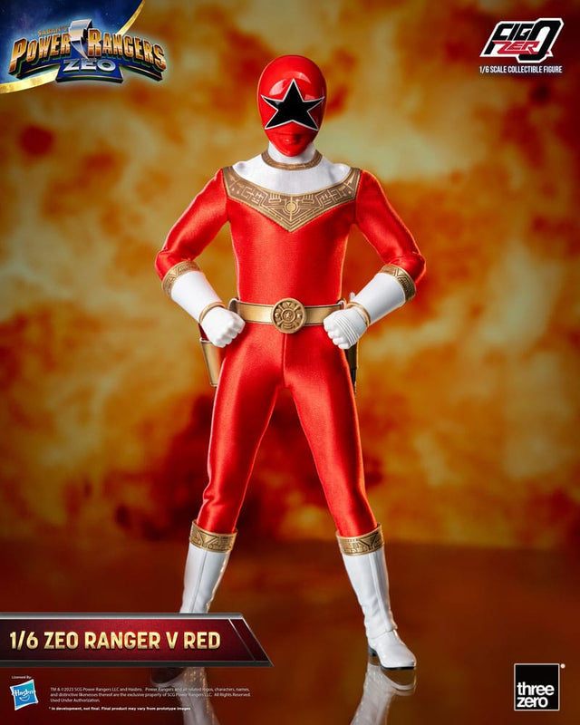 ThreeZero Power Rangers Zeo Ranger V Red FigZero 1/6 Actionfigur