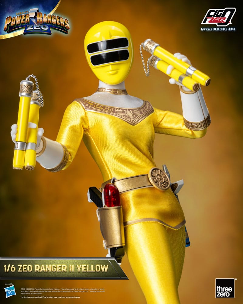 ThreeZero Power Rangers Zeo Yellow II FigZero 1/6 Actionfigur