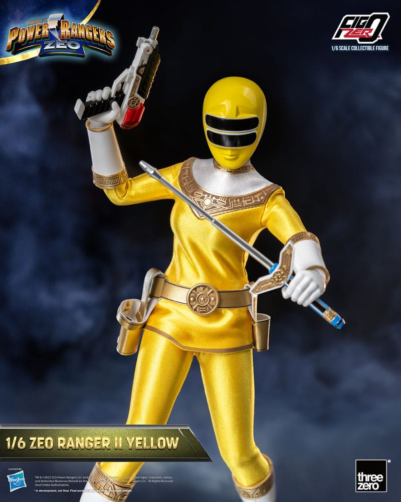 ThreeZero Power Rangers Zeo Yellow II FigZero 1/6 Actionfigur