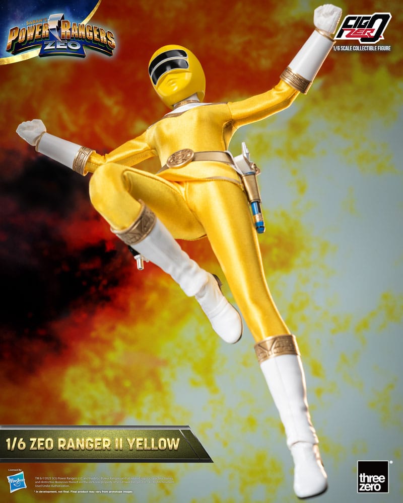 ThreeZero Power Rangers Zeo Yellow II FigZero 1/6 Actionfigur