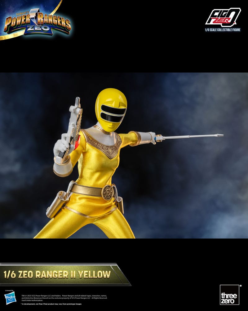 ThreeZero Power Rangers Zeo Yellow II FigZero 1/6 Actionfigur