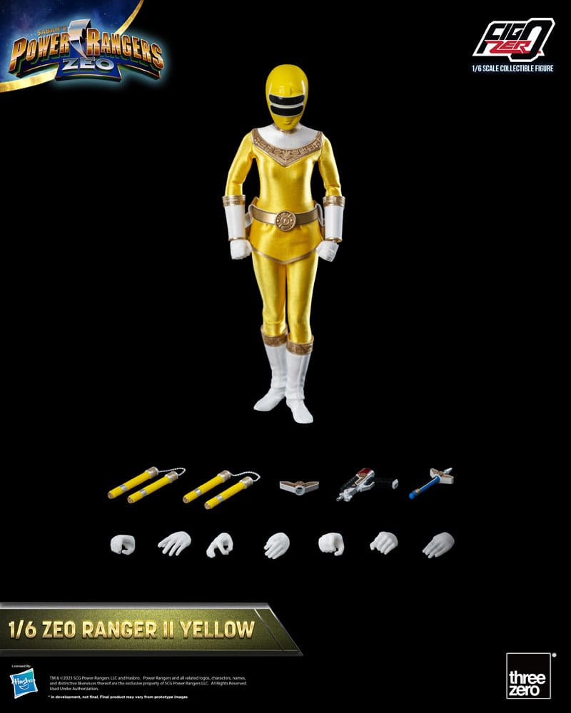 ThreeZero Power Rangers Zeo Yellow II FigZero 1/6 Actionfigur