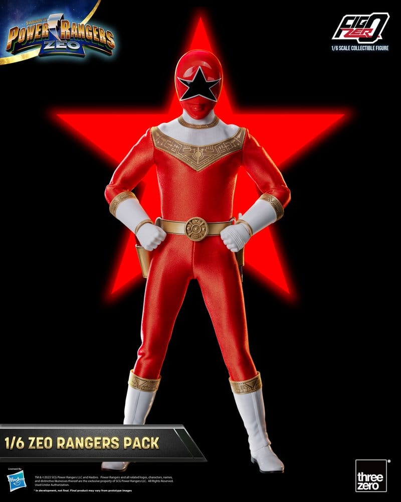 ThreeZero Power Rangers Zeo Zeo Rangers FigZero 5er-Pack 1/6 Actionfiguren