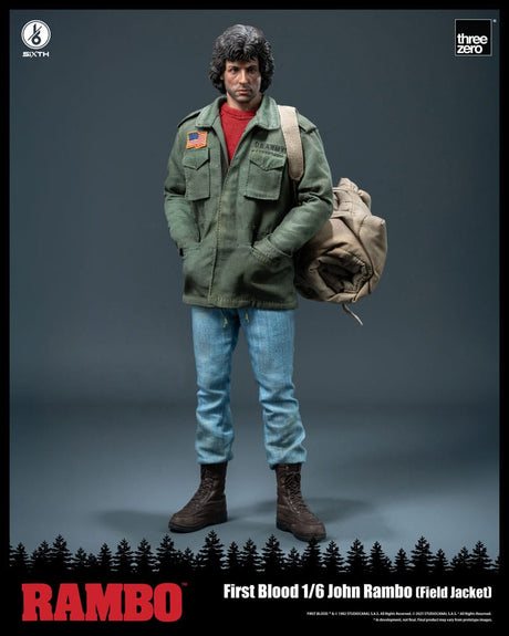 ThreeZero Rambo First Blood John Rambo (Field Jacket) 1/6 Actionfigur