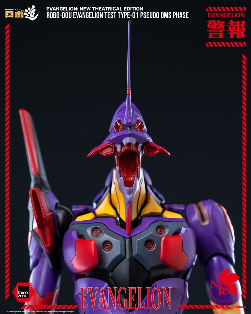 ThreeZero Rebuild Evangelion Evangelion Robo-Dou Test Type-01 Pseudo DMS Phase Actionfigur