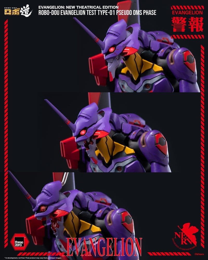 ThreeZero Rebuild Evangelion Evangelion Robo-Dou Test Type-01 Pseudo DMS Phase Actionfigur