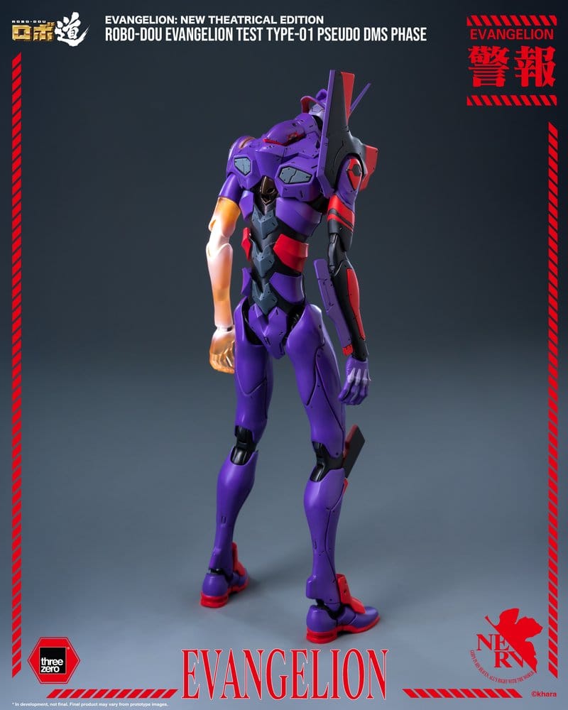 ThreeZero Rebuild Evangelion Evangelion Robo-Dou Test Type-01 Pseudo DMS Phase Actionfigur