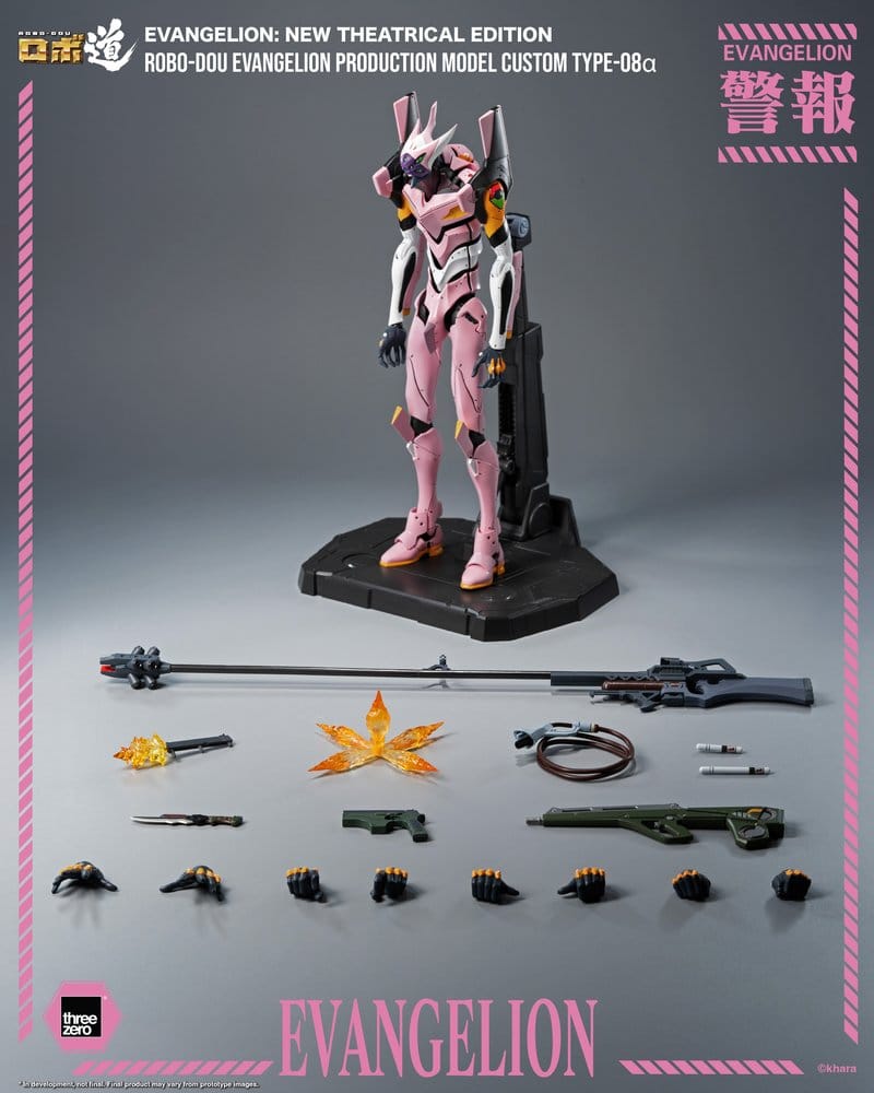 ThreeZero Rebuild of Evangelion Robo-Dou Evangelion Production Model Custom Type-08a Evangelion New Theatrical Edition