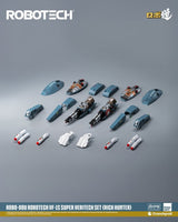ThreeZero Robotech Robo-Dou Rick Hunter VF-1S Super Veritech Set Actionfigur