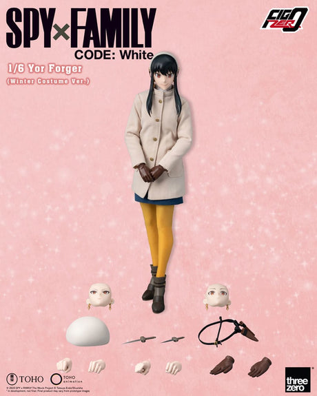 ThreeZero Spy x Family Yor Forger Winter Costume Ver. FigZero 1/6 Actionfigur