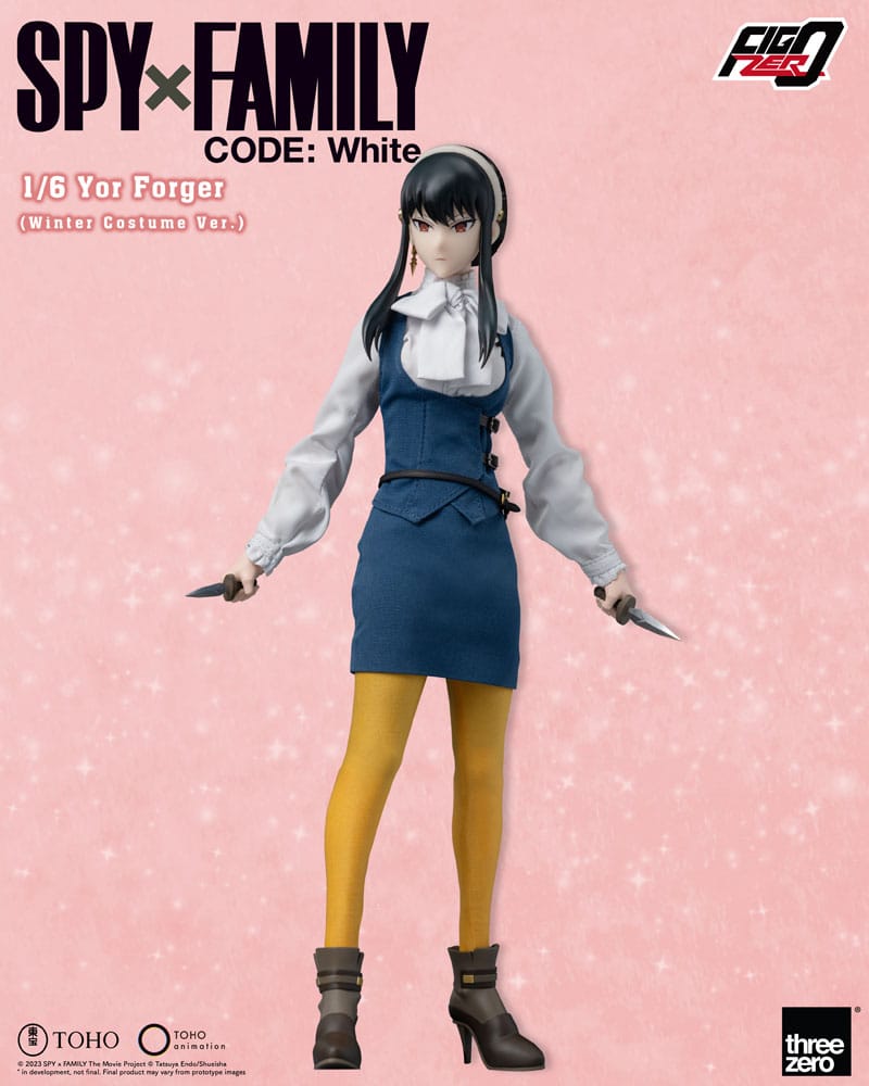 ThreeZero Spy x Family Yor Forger Winter Costume Ver. FigZero 1/6 Actionfigur