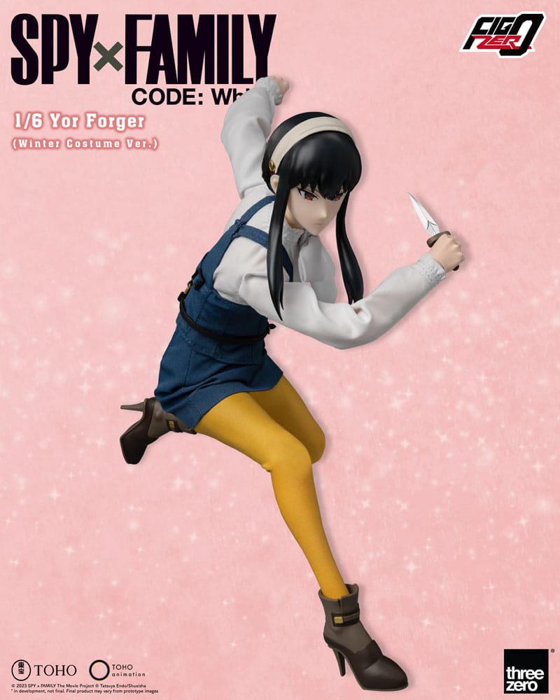 ThreeZero Spy x Family Yor Forger Winter Costume Ver. FigZero 1/6 Actionfigur