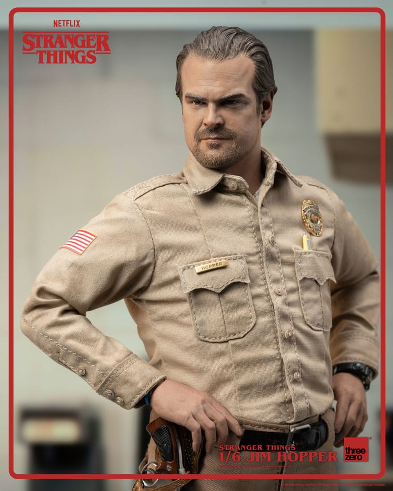 ThreeZero Stranger Things Actionfigur 1/6 Jim Hopper (Season 1) 32 cm