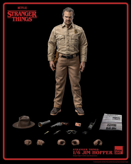 ThreeZero Stranger Things Actionfigur 1/6 Jim Hopper (Season 1) 32 cm