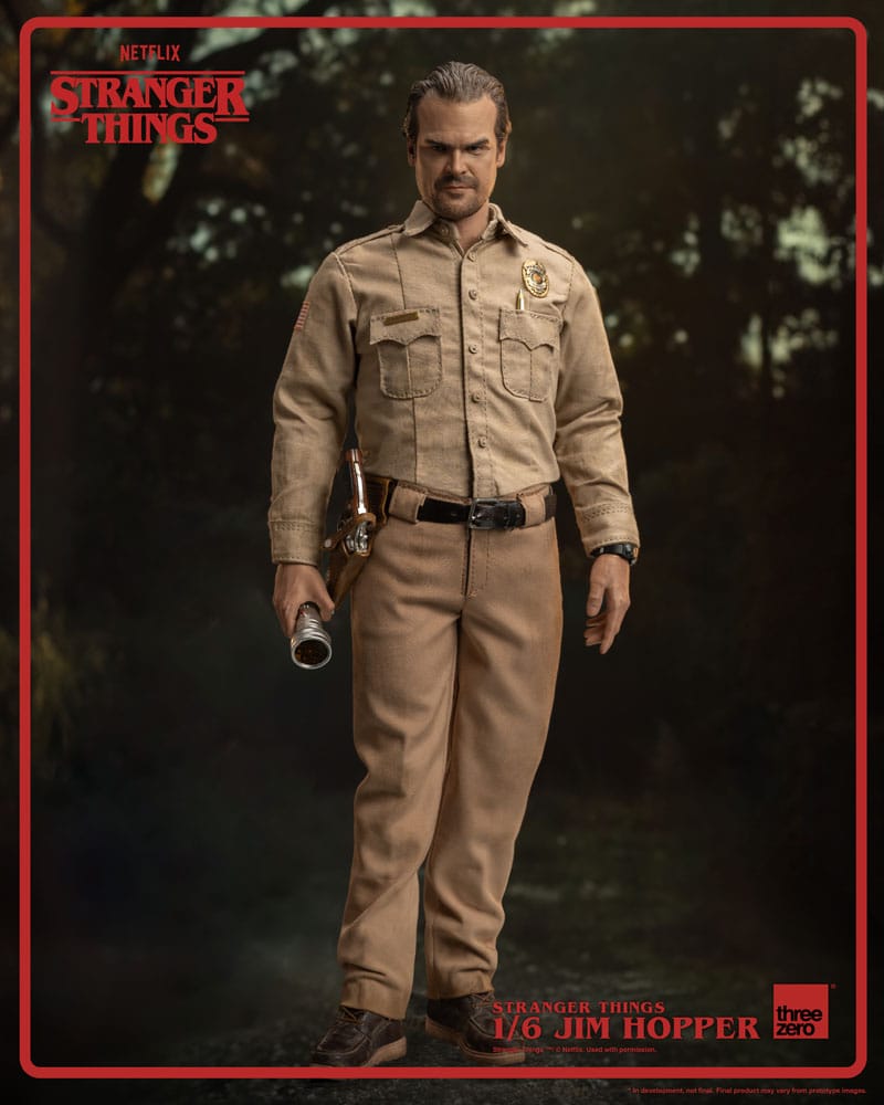 ThreeZero Stranger Things Actionfigur 1/6 Jim Hopper (Season 1) 32 cm