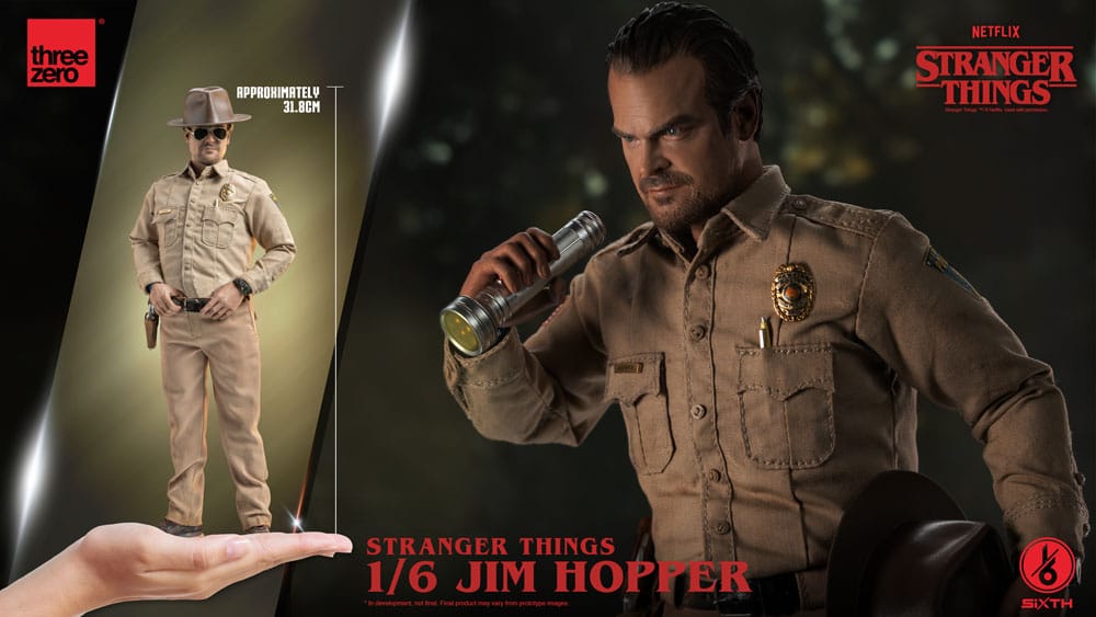 ThreeZero Stranger Things Actionfigur 1/6 Jim Hopper (Season 1) 32 cm