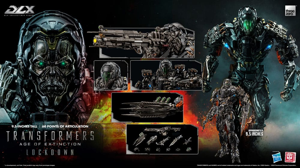 ThreeZero Transformers Age Of Extinction Lockdown DLX 1/6 Actionfigur