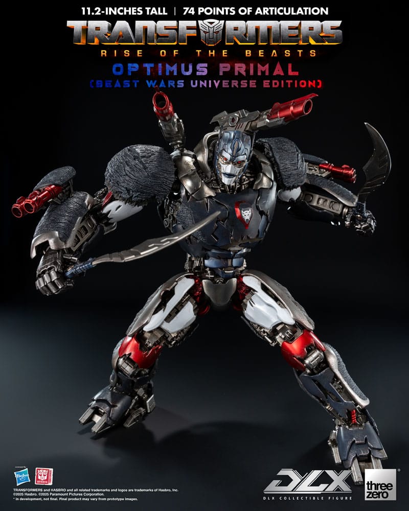 ThreeZero Transformers Aufstieg der Bestien Optimus Primal DLX Beast Wars Universe Edition Actionfigur