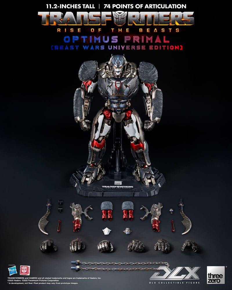 ThreeZero Transformers Aufstieg der Bestien Optimus Primal DLX Beast Wars Universe Edition Actionfigur