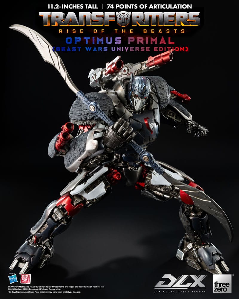 ThreeZero Transformers Aufstieg der Bestien Optimus Primal DLX Beast Wars Universe Edition Actionfigur