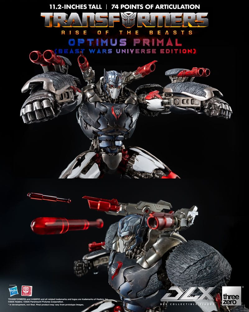 ThreeZero Transformers Aufstieg der Bestien Optimus Primal DLX Beast Wars Universe Edition Actionfigur