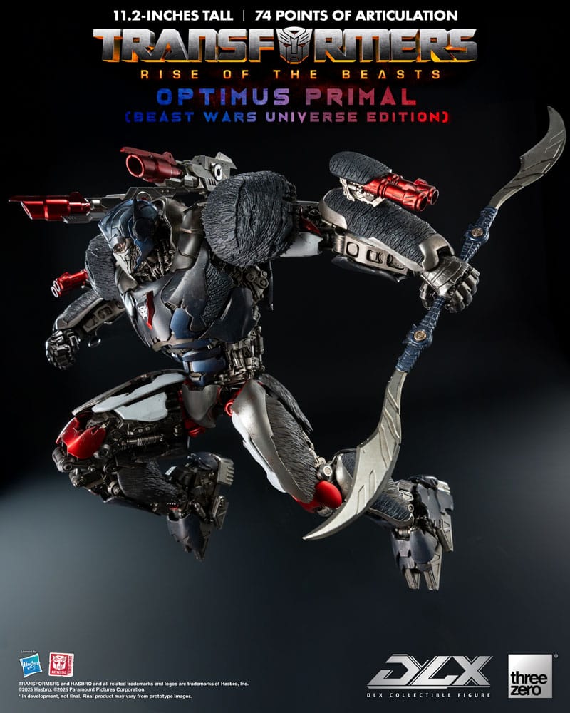 ThreeZero Transformers Aufstieg der Bestien Optimus Primal DLX Beast Wars Universe Edition Actionfigur