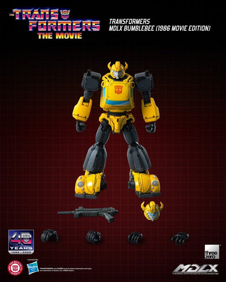 ThreeZero Transformers Bumblebee MDLX 1986 Movie Edition Actionfigur