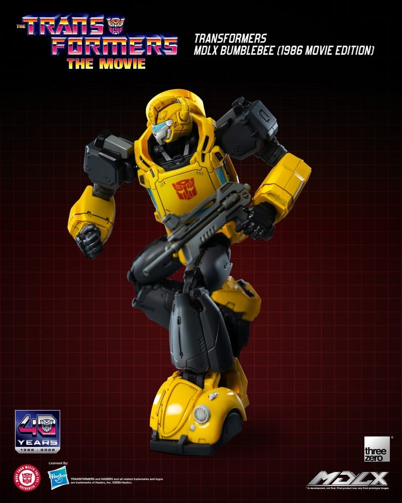 ThreeZero Transformers Bumblebee MDLX 1986 Movie Edition Actionfigur