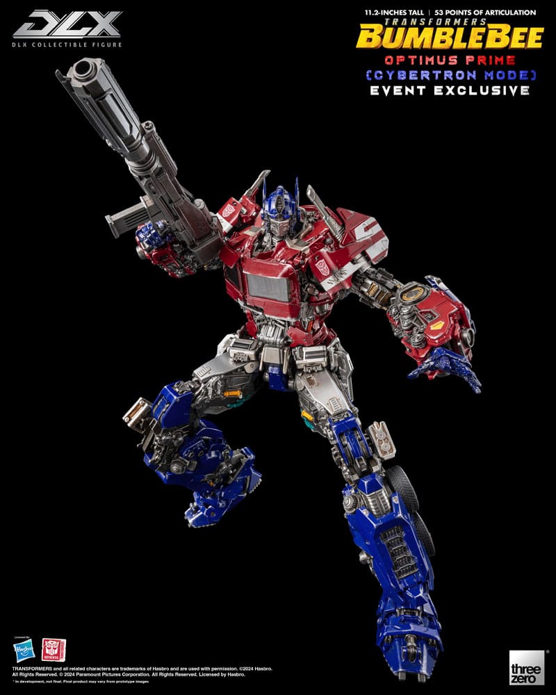 ThreeZero Transformers Bumblebee Optimus Prime Cybertron Mode Actionfigur