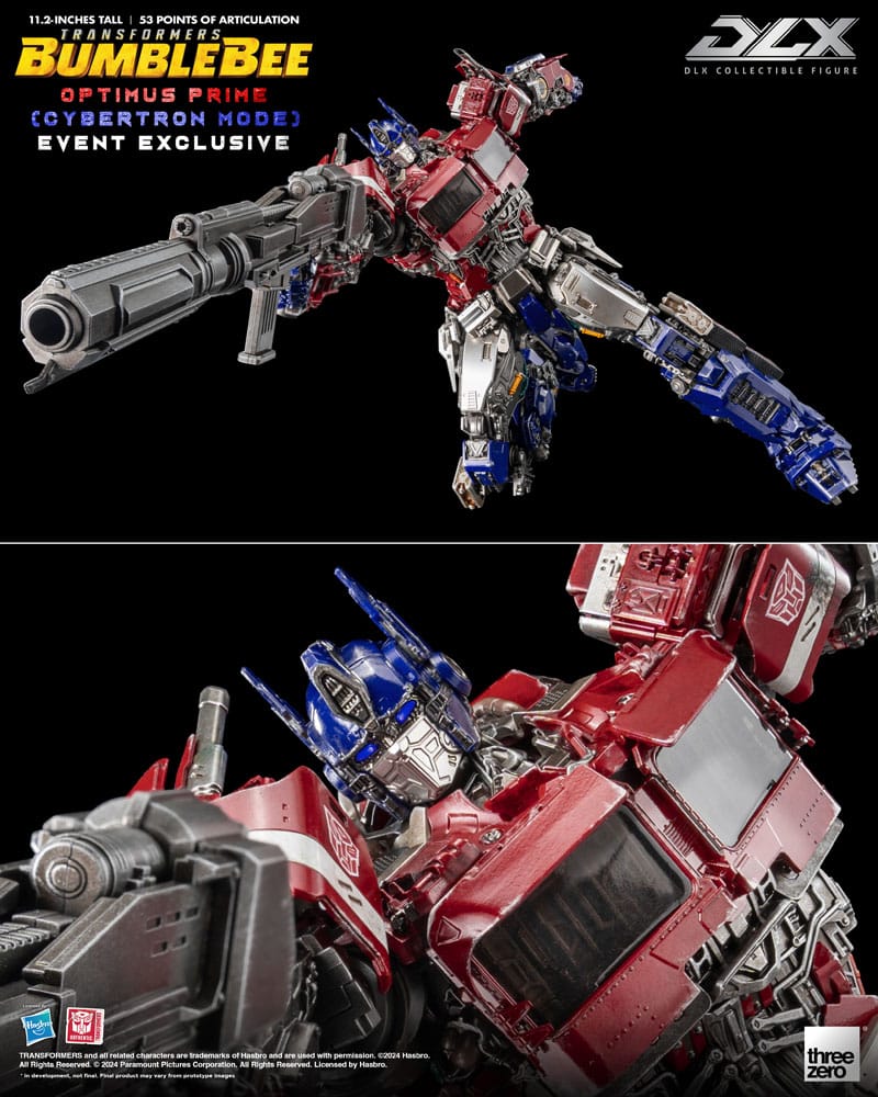 ThreeZero Transformers Bumblebee Optimus Prime Cybertron Mode Actionfigur