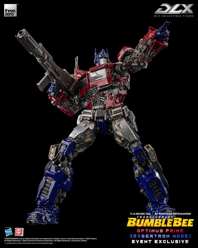ThreeZero Transformers Bumblebee Optimus Prime Cybertron Mode Actionfigur