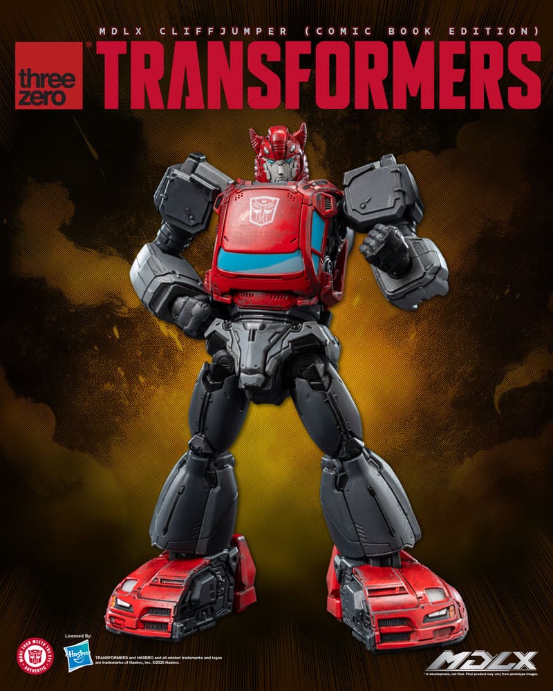 ThreeZero Transformers Cliffjumper MDLX Comic Book Edition Actionfigur
