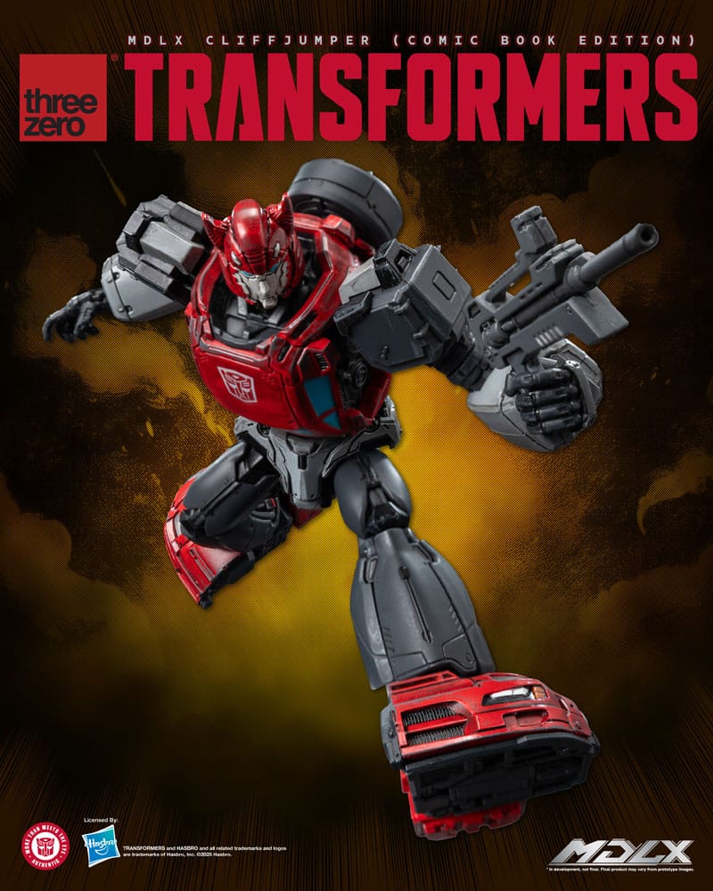 ThreeZero Transformers Cliffjumper MDLX Comic Book Edition Actionfigur