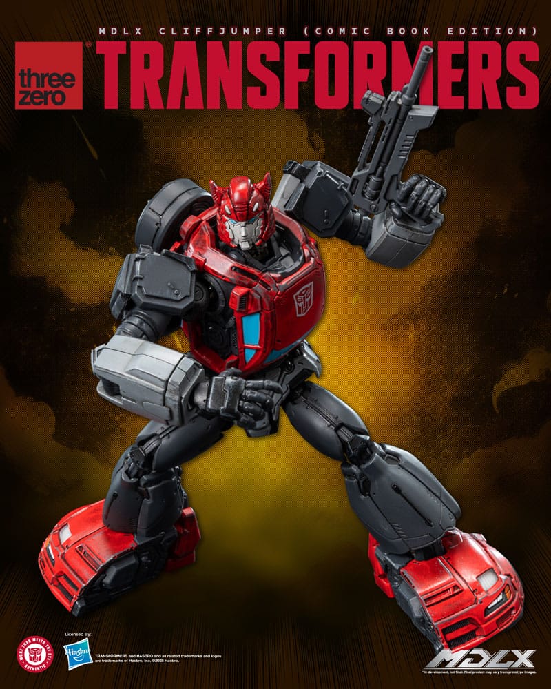 ThreeZero Transformers Cliffjumper MDLX Comic Book Edition Actionfigur