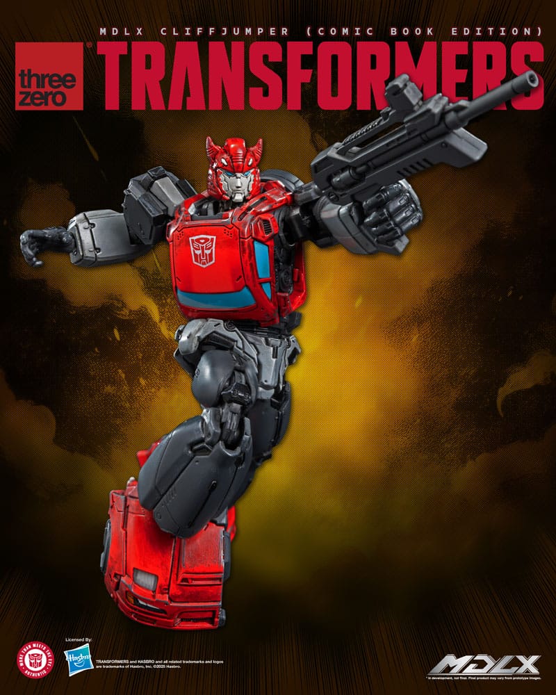 ThreeZero Transformers Cliffjumper MDLX Comic Book Edition Actionfigur
