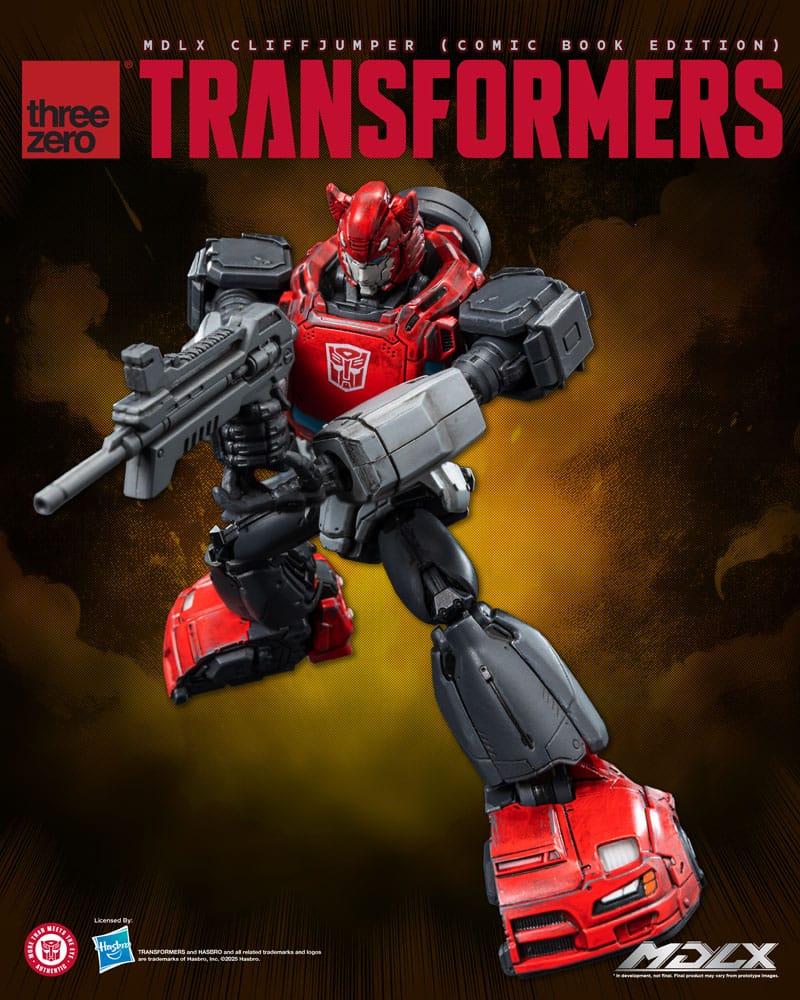 ThreeZero Transformers Cliffjumper MDLX Comic Book Edition Actionfigur