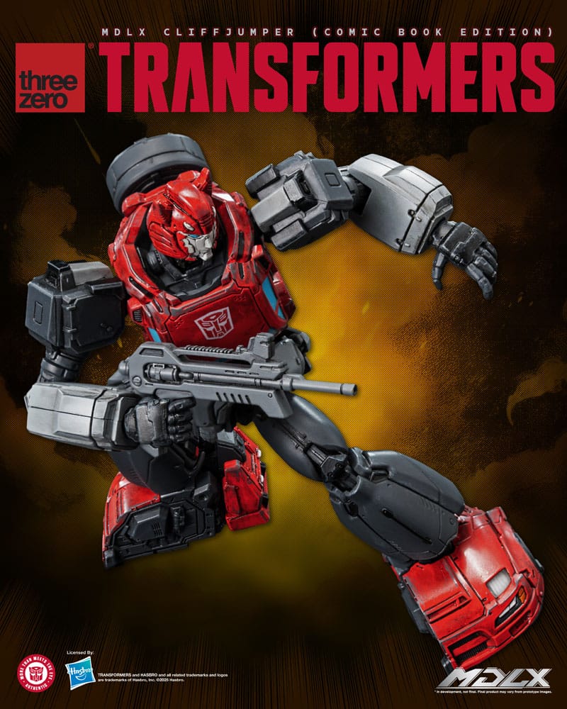 ThreeZero Transformers Cliffjumper MDLX Comic Book Edition Actionfigur